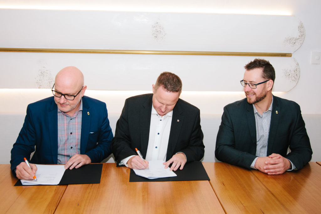 Studyportals signing Flinders